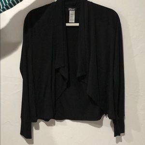 Black cardigan